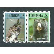 Colombia - Correo 1992 Yvert 980/1 ** Mnh Fauna
