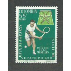 Colombia - Aereo 1963 Yvert 436 ** Mnh Deportes. Tenis