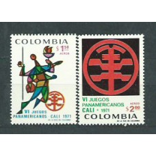 Colombia - Aereo 1971 Yvert 518/9 ** Mnh