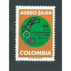 Colombia - Aereo 1977 Yvert 609 ** Mnh Deportes