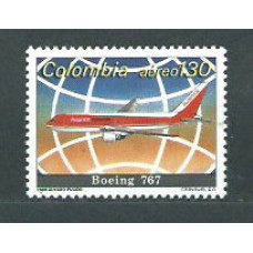 Colombia - Aereo 1989 Yvert 802 ** Mnh Avión