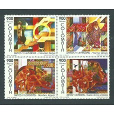 Colombia - Aereo 1996 Yvert 934/7 ** Mnh