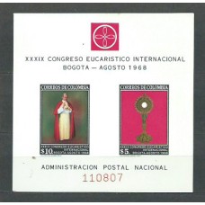 Colombia - Hojas Yvert 29 ** Mnh Religión