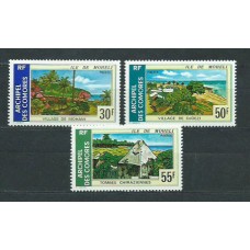 Comores - Correo 1975 Yvert 101/3 ** Mnh