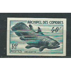 Comores - Correo 1954 Yvert 13 sin dentar ** Mnh  Fauna marina