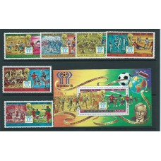 Comores - Correo 1978 Yvert 200/3+A 131/2+Hb 13 ** Mnh  Deportes fútbol