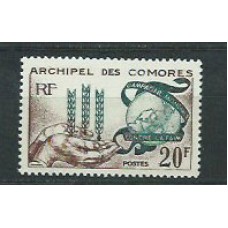 Comores - Correo 1963 Yvert 26 ** Mnh  Campaña contra el hambre