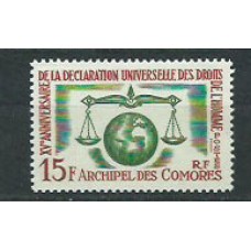 Comores - Correo 1963 Yvert 28 ** Mnh  Derechos del hombre