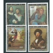 Comores - Correo 1983 Yvert 404/7 ** Mnh  Pinturas Rafael