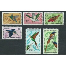 Comores - Correo 1967 Yvert 41/4+A 20/1 ** Mnh  Fauna aves
