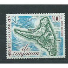 Comores - Aereo Yvert 49 ** Mnh  Mapa