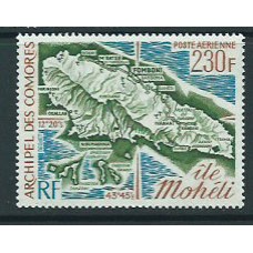 Comores - Aereo Yvert 67 ** Mnh  Mapa
