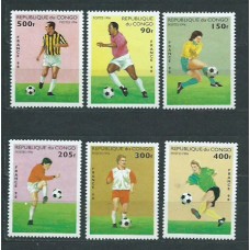 Congo Frances - Correo 1996 Yvert 1041/6 ** Mnh  Deportes fútbol
