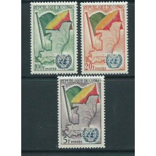 Congo Frances - Correo 1960 Yvert 137/8 ** Mnh   ONU