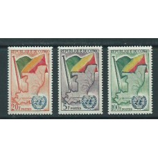Congo Frances - Correo 1961 Yvert 139/41 ** Mnh  ONU