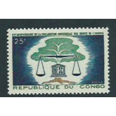 Congo Frances - Correo 1963 Yvert 158 ** Mnh  Derechos humanos