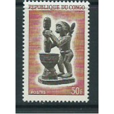 Congo Frances - Correo 1964 Yvert 168 ** Mnh  Escultura