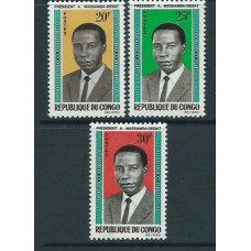 Congo Frances - Correo 1965 Yvert 172/4 ** Mnh  Personajes