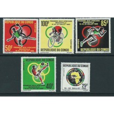 Congo Frances - Correo 1965 Yvert 175/9 ** Mnh   Deportes