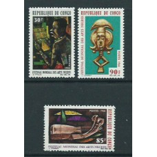 Congo Frances - Correo 1966 Yvert 183/5 ** Mnh  Artes