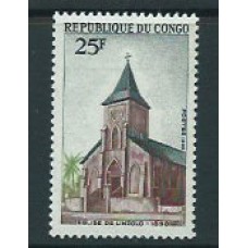 Congo Frances - Correo 1970 Yvert 251 ** Mnh  Iglesia de Linzolo