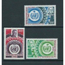 Congo Frances - Correo 1970 Yvert 265/7 ** Mnh  ONU