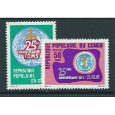 Congo Frances - Correo 1973 Yvert 326/7 ** Mnh