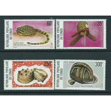 Congo Frances - Correo 1977 Yvert 453/4+A.234/5 ** Mnh   Sombreros
