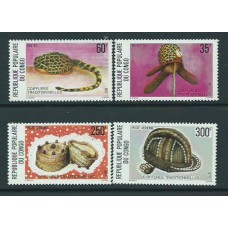 Congo Frances - Correo 1977 Yvert 453/4+A.234/5 ** Mnh   Sombreros