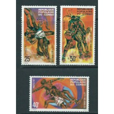Congo Frances - Correo 1977 Yvert 455/7 ** Mnh