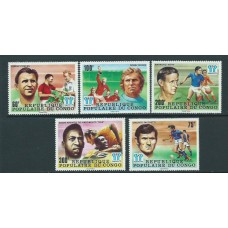 Congo Frances - Correo 1978 Yvert 486/90 ** Mnh  Deportes fútbol