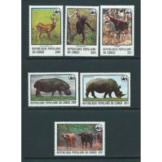 Congo Frances - Correo 1978 Yvert 499/504 ** Mnh  Fauna