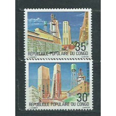 Congo Frances - Correo 1980 Yvert 589/90 ** Mnh