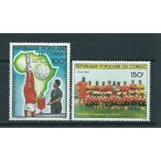 Congo Frances - Correo 1981 Yvert 611/2 ** Mnh  Deportes