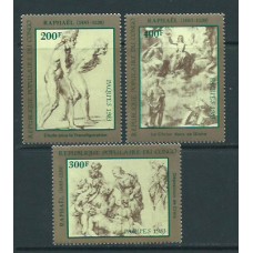 Congo Frances - Correo 1983 Yvert 702/4 ** Mnh  Pinturas