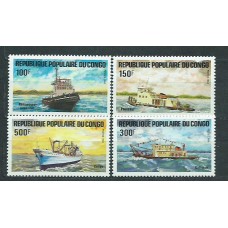 Congo Frances - Correo 1984 Yvert 730/1 ** Mnh  Barcos