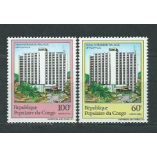 Congo Frances - Correo 1984 Yvert 745/6 ** Mnh  Hotel