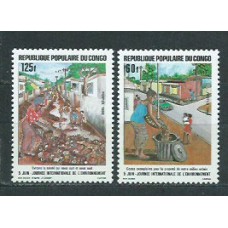 Congo Frances - Correo 1986 Yvert 774/5 ** Mnh