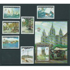 Congo Frances - Correo 1990 Yvert 885/8+A.403/4+H.48 ** Mnh  Olimpiadas de Barcelona