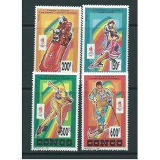 Congo Frances - Correo 1992 Yvert 962A/B+A.413/4 ** Mnh  Olimpiadas de Albertville