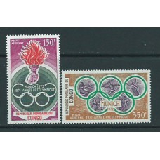 Congo Frances - Aereo Yvert 123/4 ** Mnh  Deportes