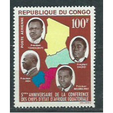 Congo Frances - Aereo Yvert 19 ** Mnh  Personajes