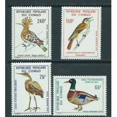 Congo Frances - Aereo Yvert 239/42 ** Mnh  Fauna aves