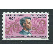 Congo Frances - Aereo Yvert 37 ** Mnh  Abraham Lincoln