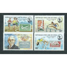 Congo Frances - Aereo Yvert 375/8 ** Mnh  Deportes