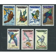 Congo Frances - Aereo Yvert 47/53 ** Mnh  Fauna aves