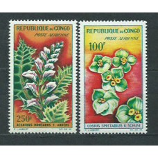 Congo Frances - Aereo Yvert 8/9 ** Mnh  Flores