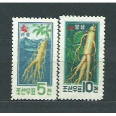 Corea del Norte - Correo 1961 Yvert 287/8 ** Mnh  Flora
