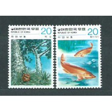 Corea del Sur - Correo 1979 Yvert 1013/4 ** Mnh  Fauna y flora
