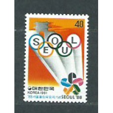 Corea del Sur - Correo 1981 Yvert 1126 ** Mnh  Olimpiadas de Seul